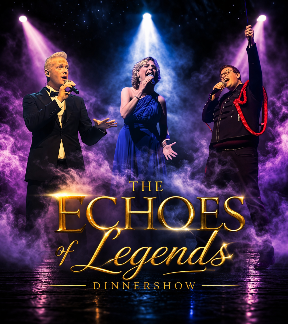 Echoes of Legends Dinnershow met drie live vocalisten